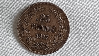 25 penniä -17 50 penniä -16.-17