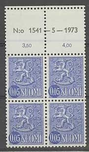 1963 5p viol.leijona nro-nelilö 1541 ++