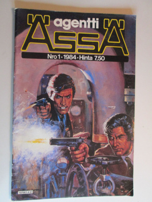AGENTTI ÄSSÄ 1 / 1984 SARJAKUVALEHTI