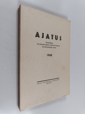 Jaakko (toim.) Blomberg : Ajatus XXX : Suomen filosofisen...