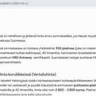 Tahdotko? Suuri turmaliini- platina- timanttisormus - pikkukuva 1