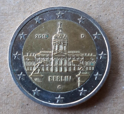 Saksa Berlin G 2 € juhlaraha 2018