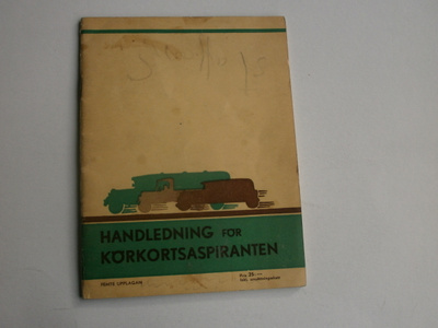 Handledning för körkortsaspiranten, 1944