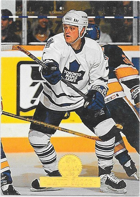 1994-95 LEAF #58 David Sacco Toronto Maple Leafs