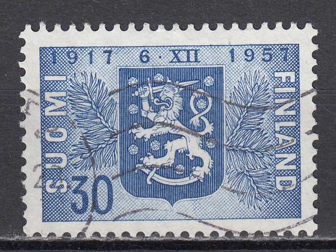 1957 Lape 486 Itsenäisyyden 40-vuotisjuhla