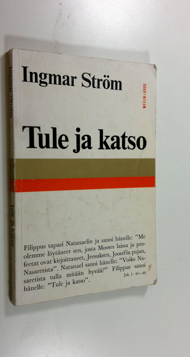 Ingmar Ström : Tule ja katso