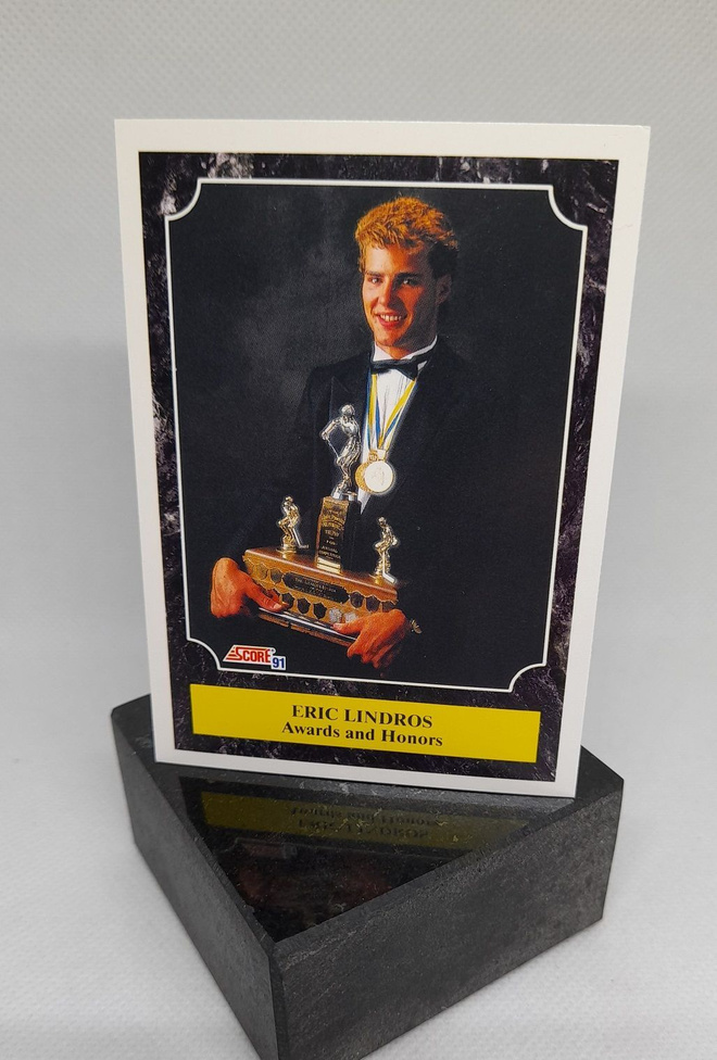 Eric Lindros, Oshawa Generals 1991 keräilykuva