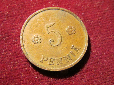 5 penniä 1935