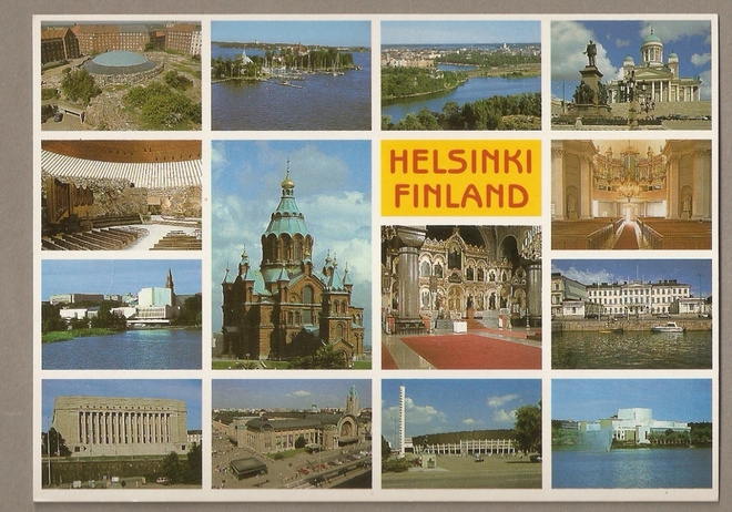 Helsinki :14-kuvan "kiertoajelu" Helsingissä.