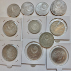 11 Kolikkoa CCCP 10x 1 rupla + 5 rpl 1989 Olympia Lenin ym - pikkukuva 2