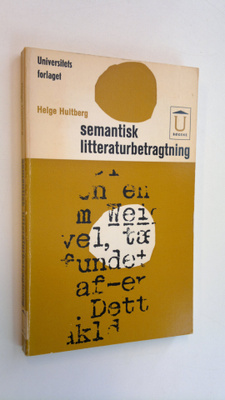 Helge Hultberg : Semantisk litteraturbetragtning