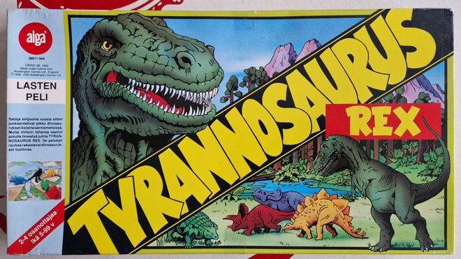 Tyrannosaurus  Rex lautapeli .Alga 1990