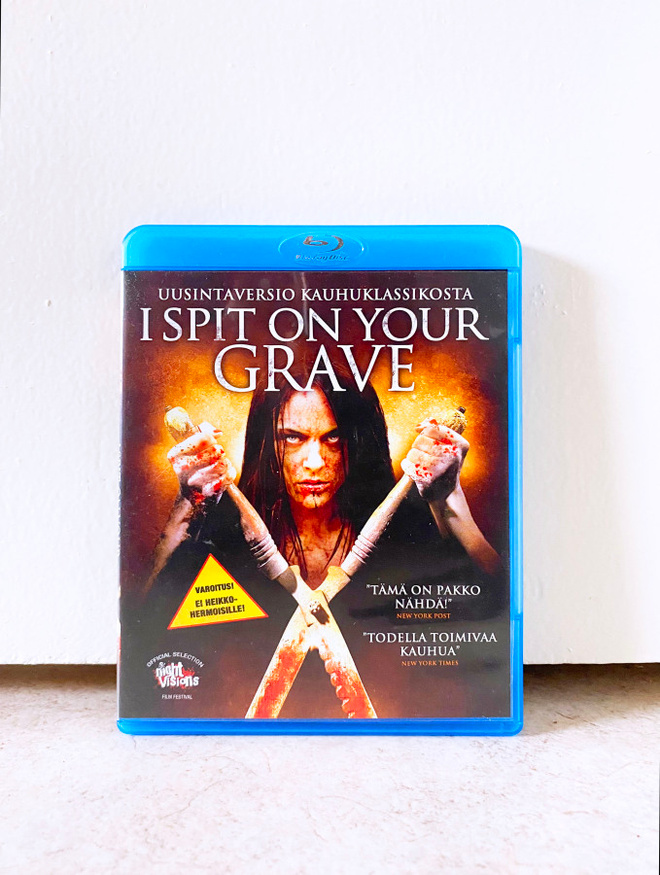 I Spit On Your Grave (2010) Blu-Ray Suomijulkaisu