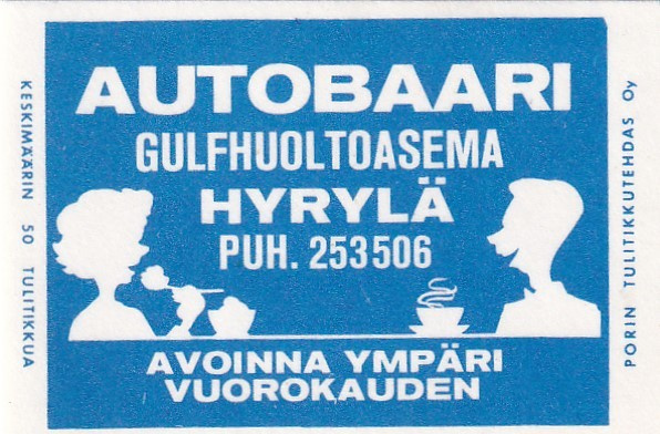Hyrylä, GULF Huoltoasema , Autobaari  7/11