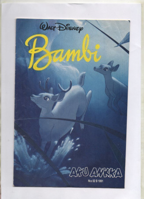 Walt Disney Aku Ankka n:o 52 B 1991 BAMBI