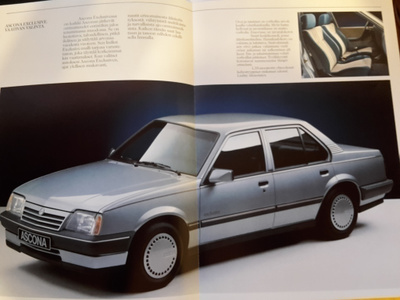 Opel Ascona Exclusive -esite, 1988