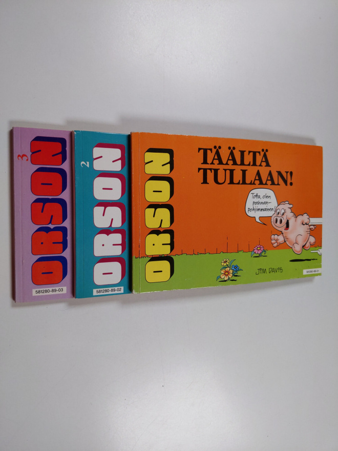 Jim Davis : Orson 1-3 : Täältä tullaan! ; Höyhensarjan he...