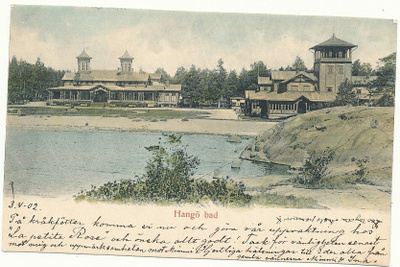HANKO - Carte Postale kulk. 1902