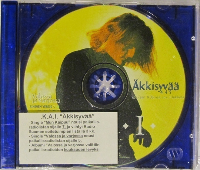 .K.A.I. • Äkkisyvää PROMO CD-Single