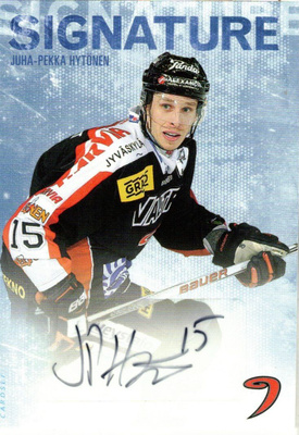 2016-17 Cardset JUHA-PEKKA HYTÖNEN JYP Signature nimmari