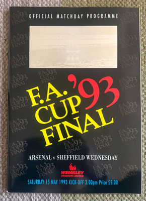 THE F.A. CUP FINAL 1993 OFFICIAL PROGRAMME