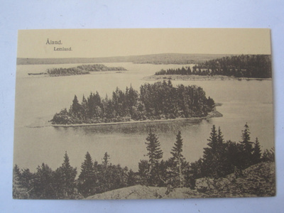 VANHA Postikortti Ahvenanmaa 1920-luku