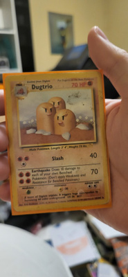 Dugtrio - Base Set 1 (BS1) RARE card