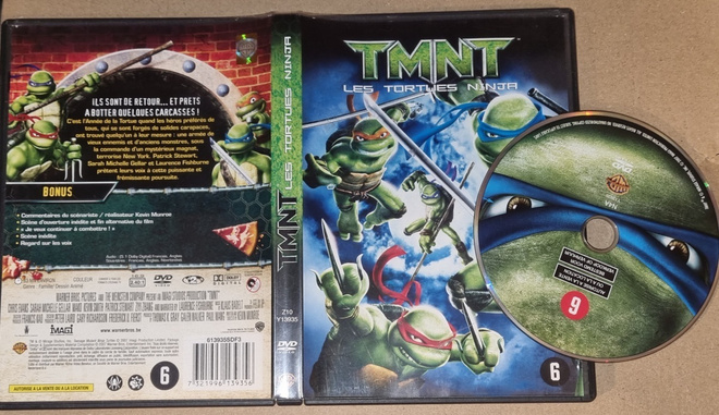DVD TMNT - Les Tortues ninja, ranskakannet