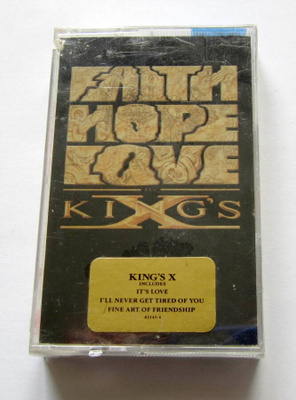 KINGS X Faith Hope Love C-KASETTI 1990 Uusi, Avaamaton