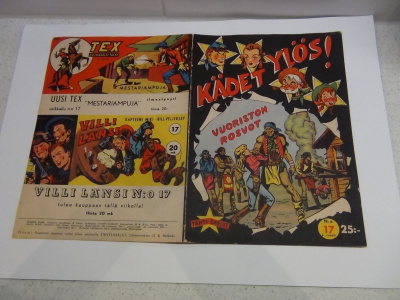 KÄDET YLÖS , VUORISTON ROSVOT N:o 17, 1953