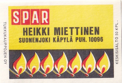Suonenjoki. Heikki Miettinen, SPAR b418