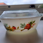 JAJ Pyrex englantilainen uunivuoka kannella - pikkukuva 1