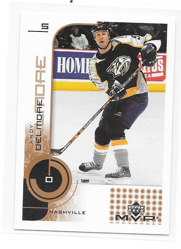2002-03 Upper Deck MVP #105 Andy Delmore Nashville Predators