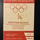 Olympia 1952 Helsinki / Päättäjäisten käsiohjelma - pikkukuva 1