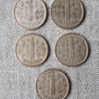 Hopea markka 5 kpl, v. 1965 hopearaha - pikkukuva 3