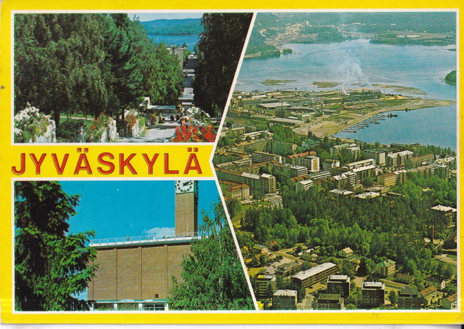 Jyväskylä. sommitelmakortti, e285