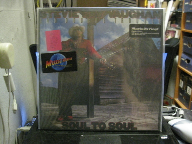 STEVIE RAY VAUGHAN AND DOUBLE TROUBLE - SOUL.. LP 2012 UUSI