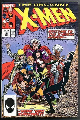 The Uncanny X-Men #219 (Marvel, July 1987)