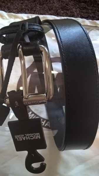 Musta MK / Michael Kors Nahkavyö / Vyö nahkaa