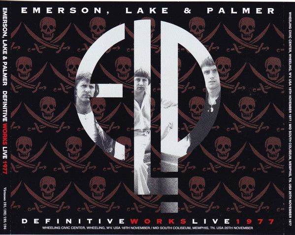 EMERSON,LAKE&PALME:DEFINITIVE WORKS LIVE 1977 4CD