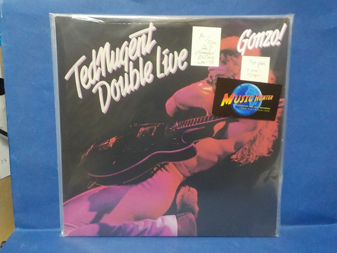 TED NUGENT - DOUBLE LIVE M-/EX+ EU/HOL JAN -78 1ST PRESS 2LP