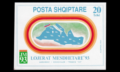 Albania 2531BL99 ** Välimeren urheilukilpailut (1993)
