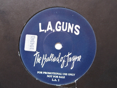 7” SINGLE PROMO L.A. Guns – The Ballad Of Jayne