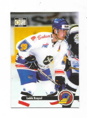 1999-00 OFS #227 Ludek Krayzel HC Vitkovice ex Saipa