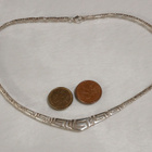 Greek Key Meander hopea kaulakoru 925 - pikkukuva 2