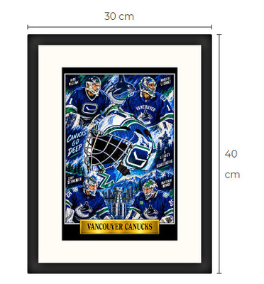 Uusi Vancouver Canucks NHL art print Limited Edition
