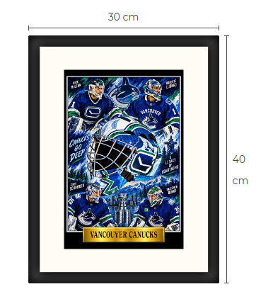 Uusi Vancouver Canucks NHL art print Limited Edition