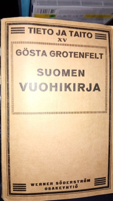 Grotenfelt : Suomen vuohikirja ( SIS POSTIKULU  )