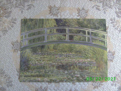Mestariteos Nro.4 LUMMELAMPI Claude Monet(Taidejäljennös).