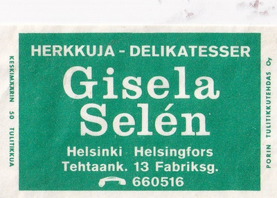 Helsinki, Gisela Selen    b499